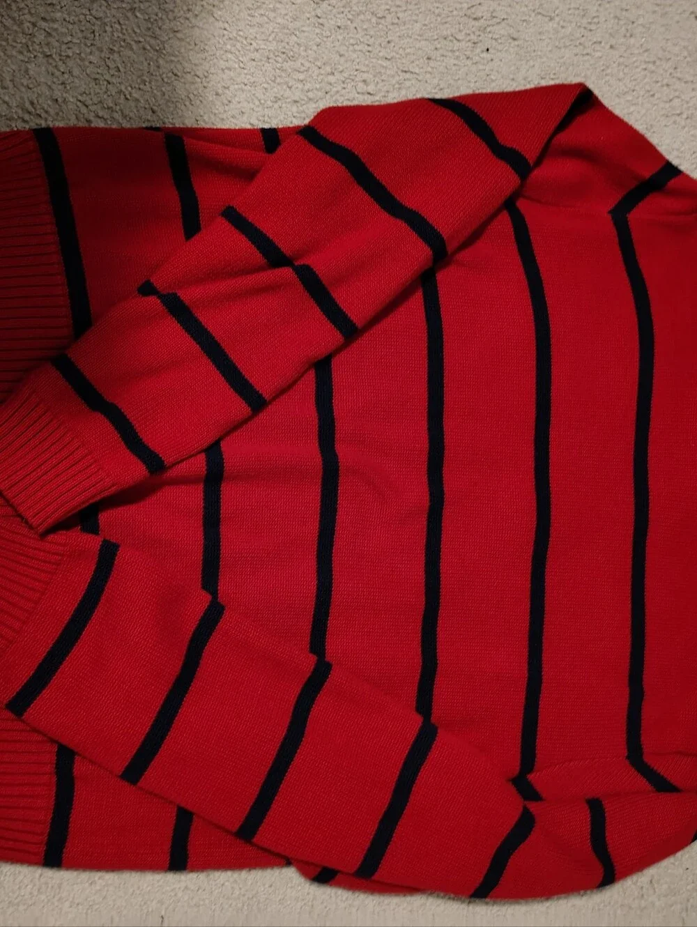 Men's Polo Half Zip Sweater
